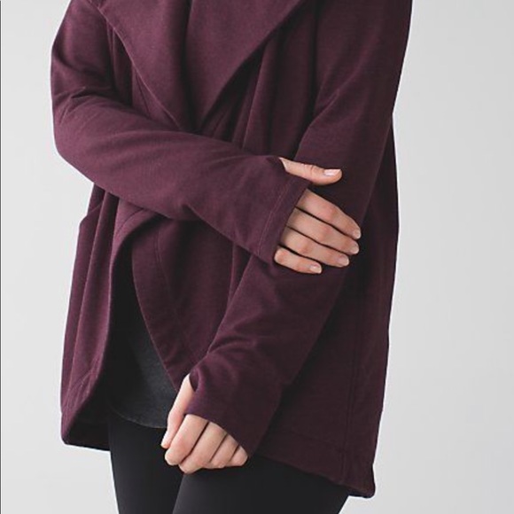 Lululemon sz 6 wrap sweater EUC - Picture 8 of 8